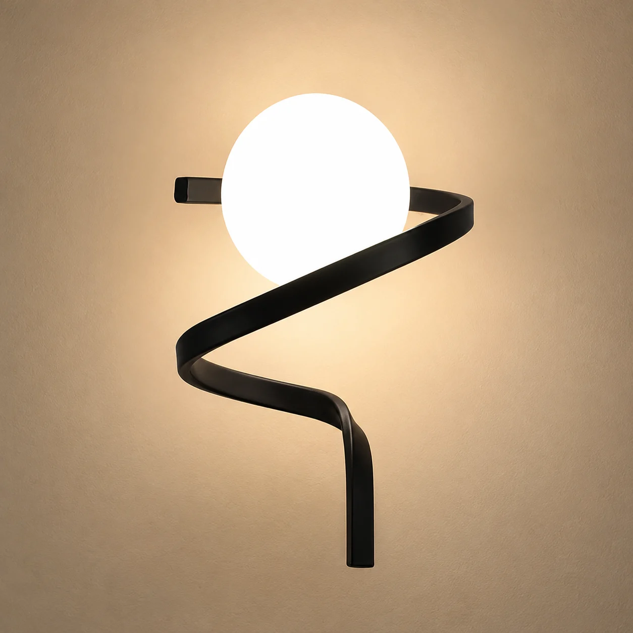 Orvara - Aplique de Pared Moderno de Vidrio con Cristales Brillantes - Iluminación Elegante para Dormitorio y Salón