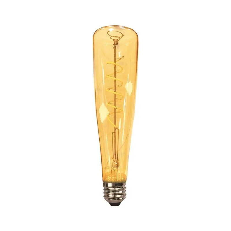 Bombilla LED Botella Filamento E27 4W Ámbar