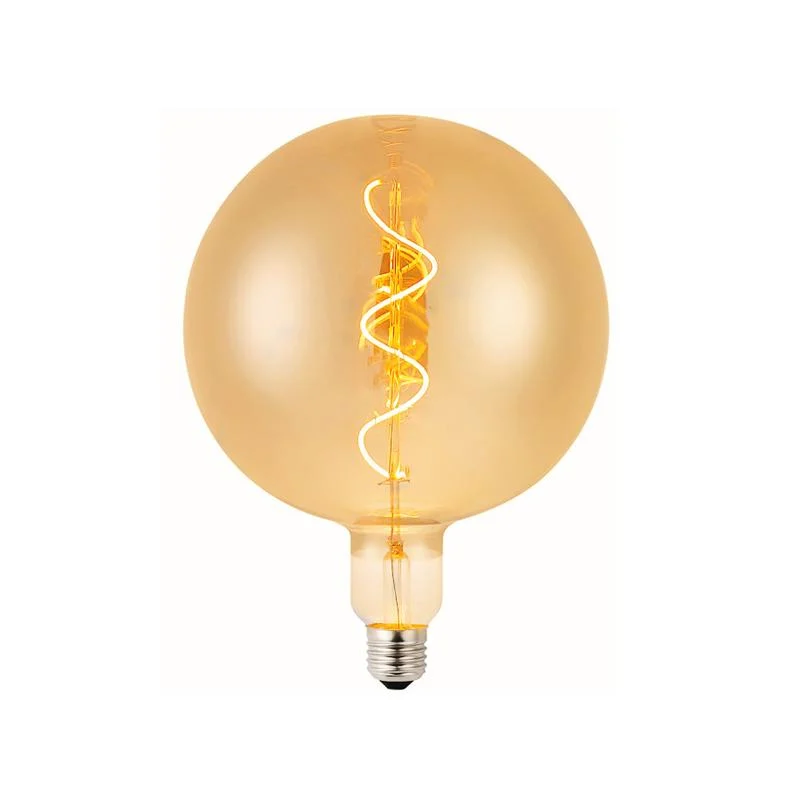 Bombilla LED Filamento E27 G200 4W Ámbar