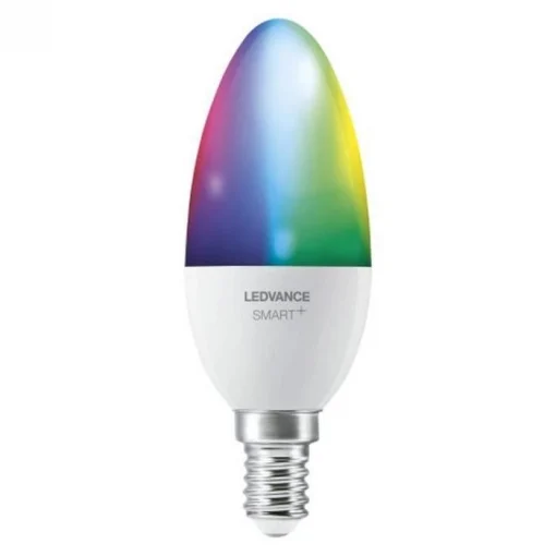 Bombilla LED OSRAM Inteligente Smart C37 E14 Vela Dimable CCT 4.9W WiFi Compatible con Alexa y Google Home