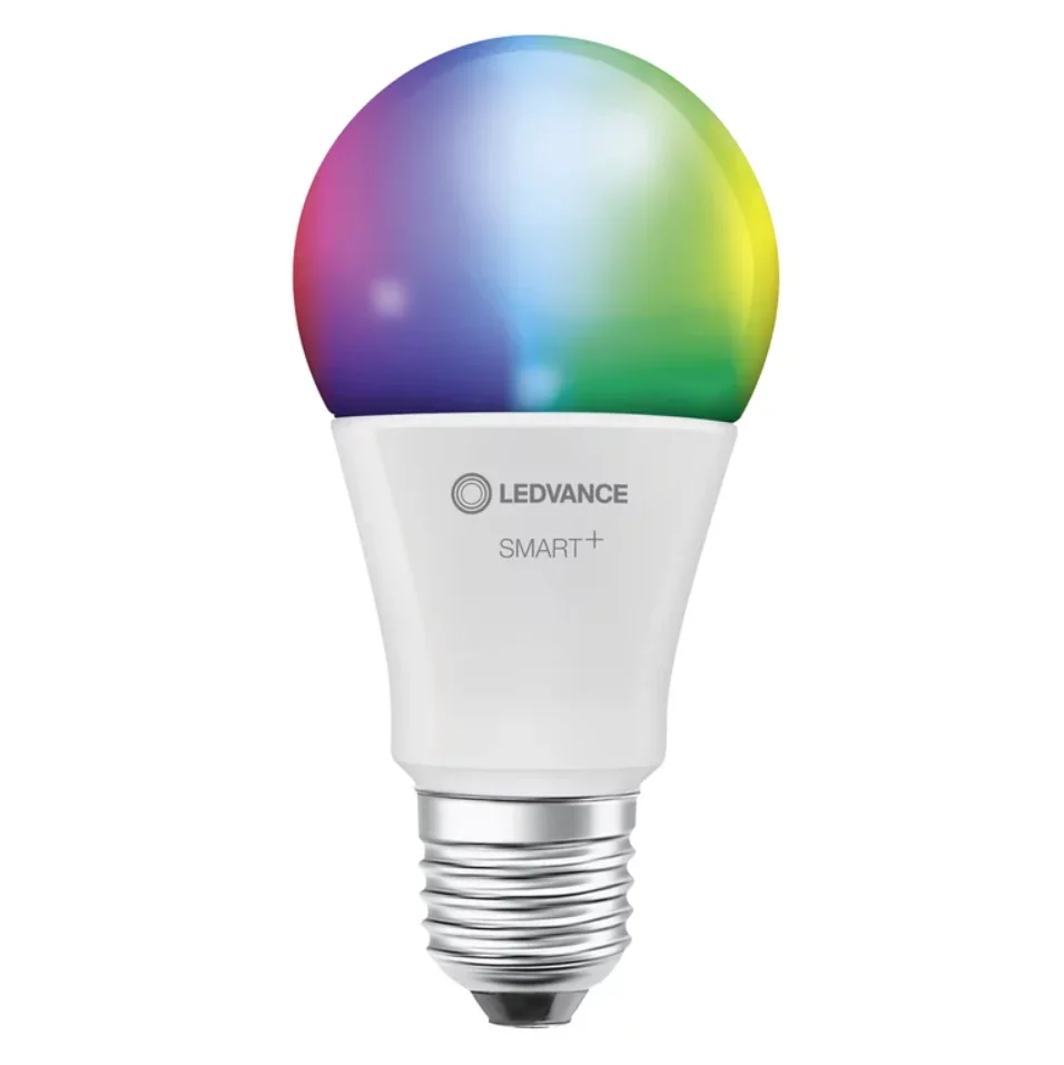 Bombilla LED OSRAM Inteligente Smart E27 A60 Dimable CCT+RGB 9W WiFi Compatible con Alexa y Google Home