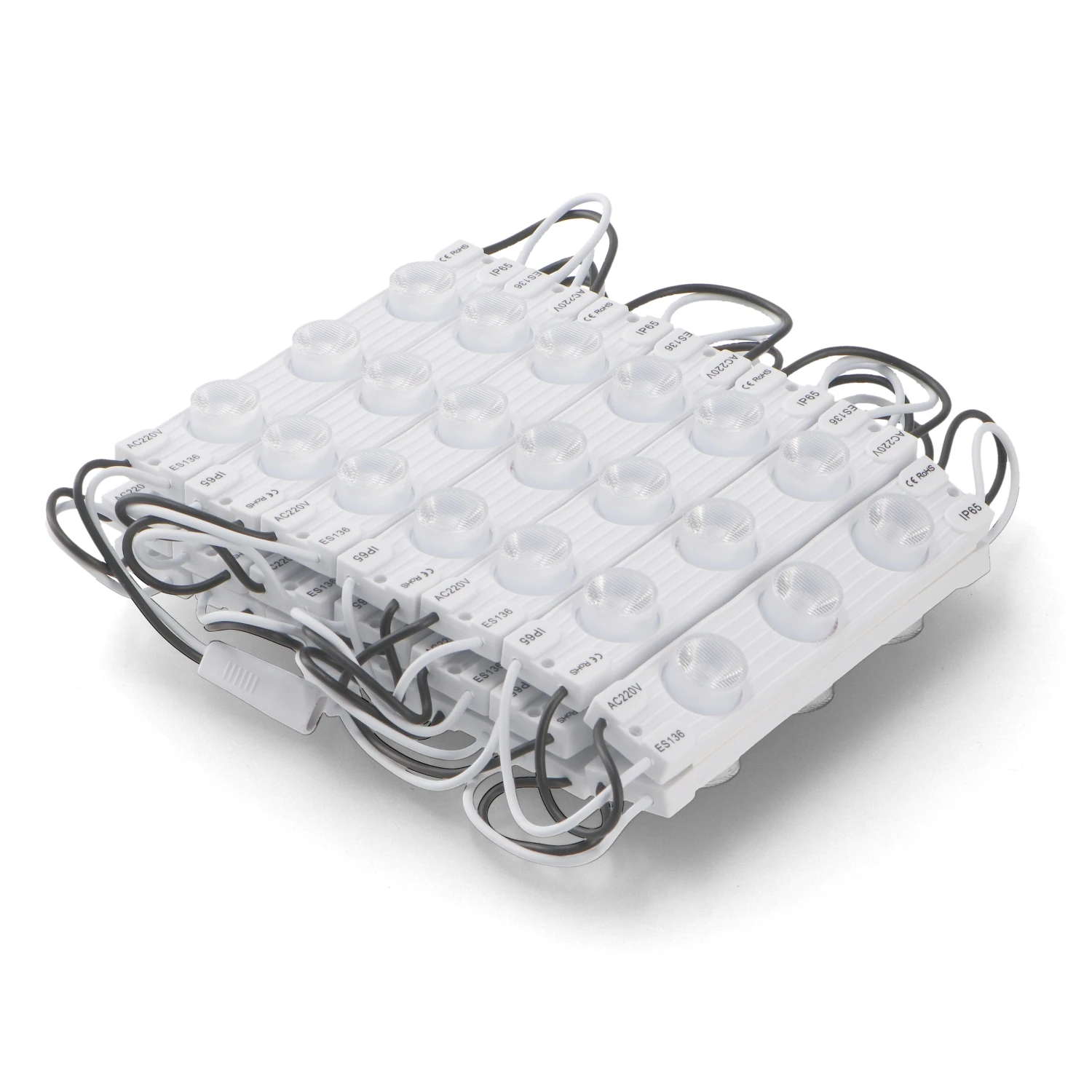 Cadena de 20 Módulos de 3 LED SMD Sanan 220V AC 3W