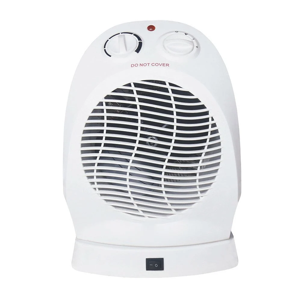 Calefactor Blanco 2000W Oscilante 3 Funciones con Antivuelco