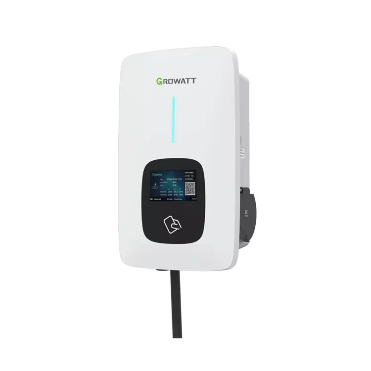 Cargador coche Eléctrico Trifásico 22kW Growatt THOR 22AS-S IP65  + App WIFI/4G/Ethernet