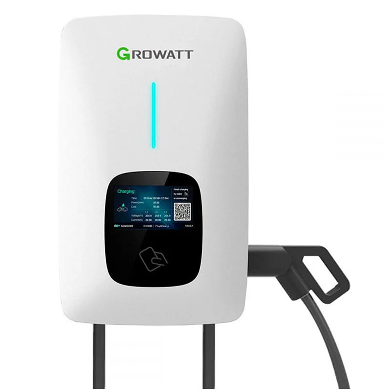 Cargador coche Eléctrico Trifásico 11kW Growatt THOR 11AS-P