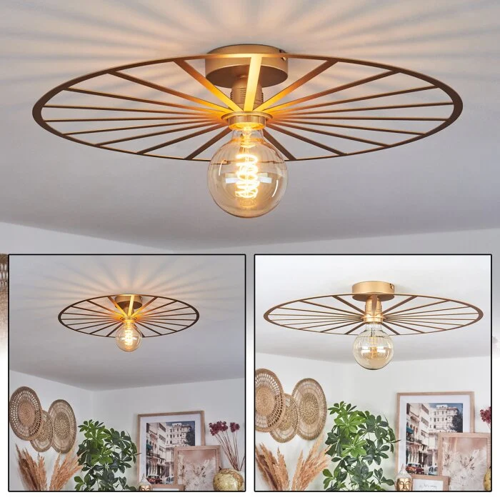 Carqueja Lámpara de Techo Latón, 1 luz