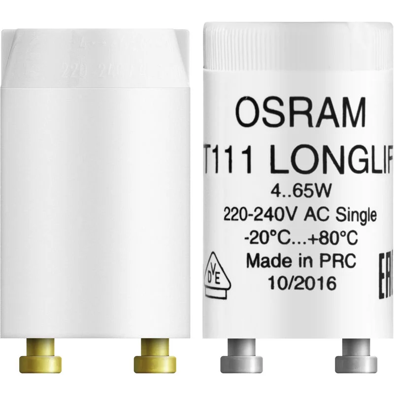 Cebador para Tubo de LED OSRAM ST111 LONGLIFE 4-65W (Pack 2 Unidades)