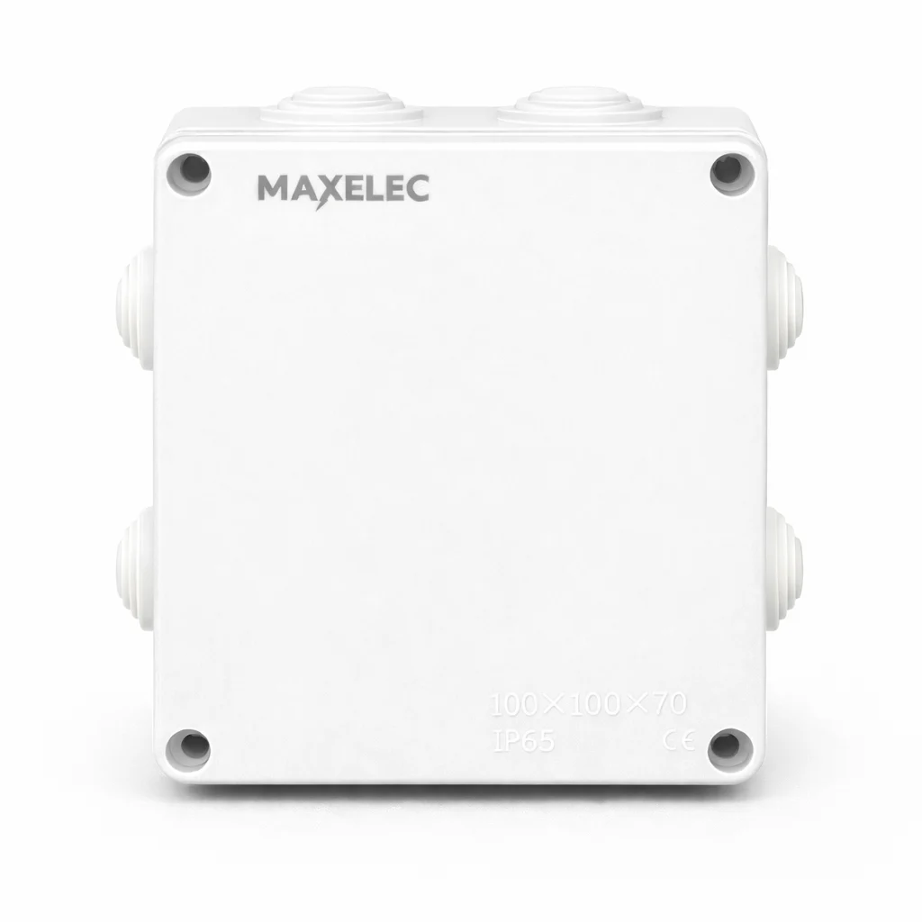 Caja Eléctrica Estanca IP65 con Conos – 100x100x70 mm