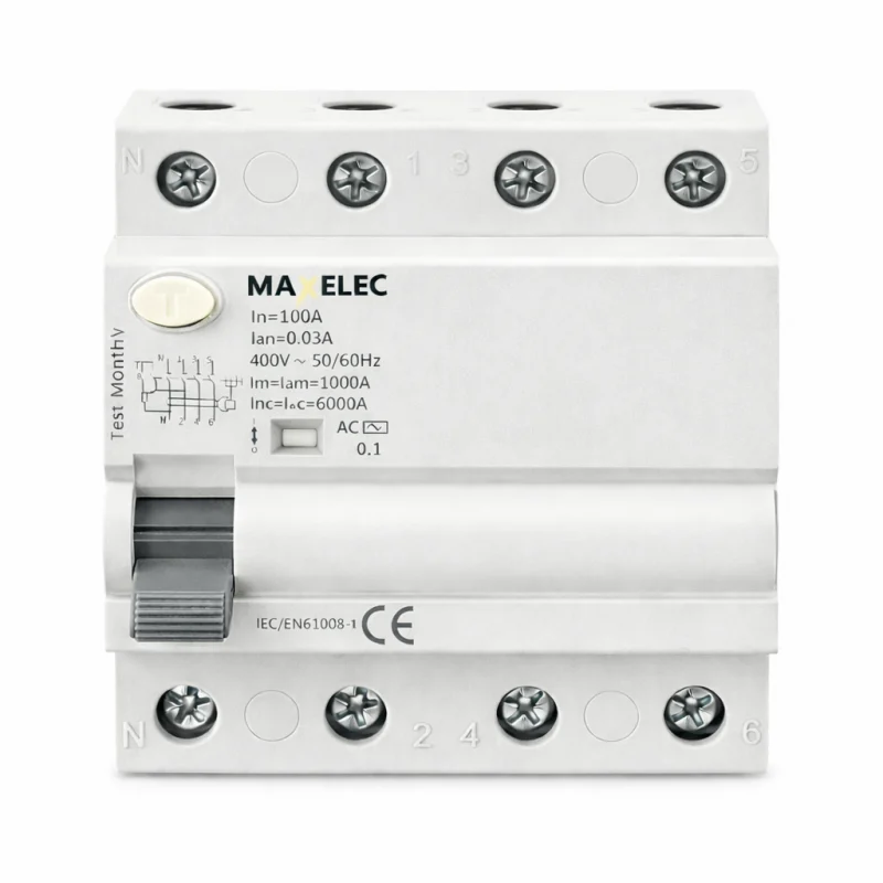 Interruptor Diferencial 4P 30mA Tipo Ac