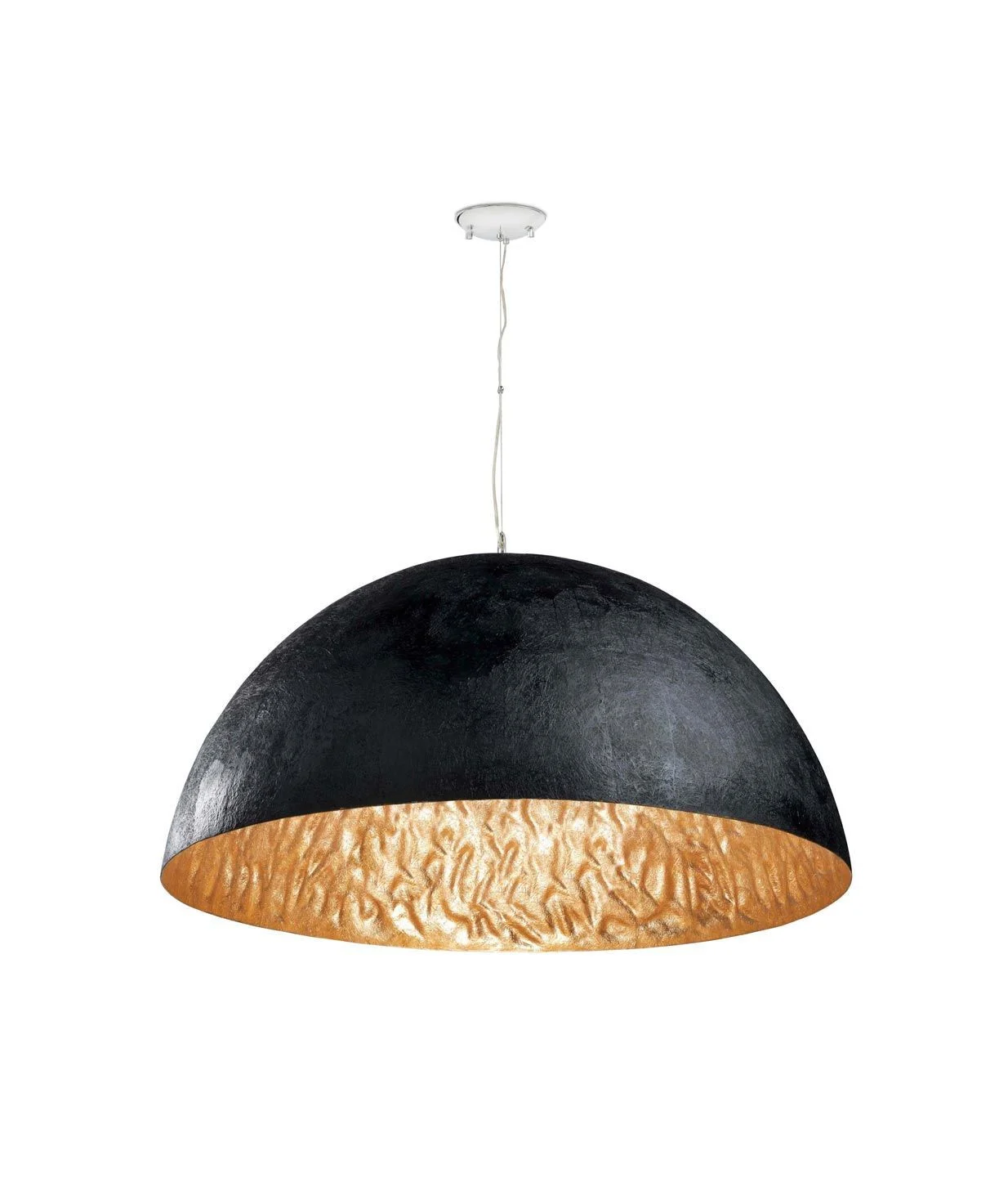 Colgante negro y oro pequeño MAGNA