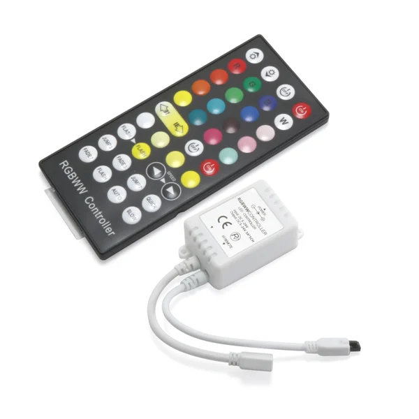 Controlador para Tiras LED RGB+W+WW Mini con Control Remoto por RF 12/24V (6 Canales)