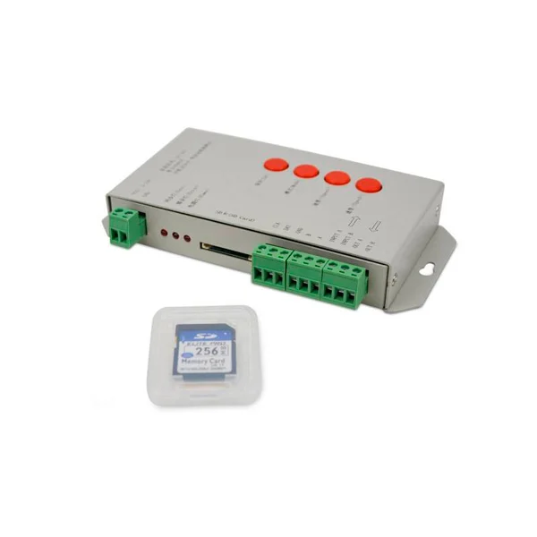 Controlador T-1000S para Tira LED Digital (Programa + Tarjeta SD 256MB) 5/12/24V