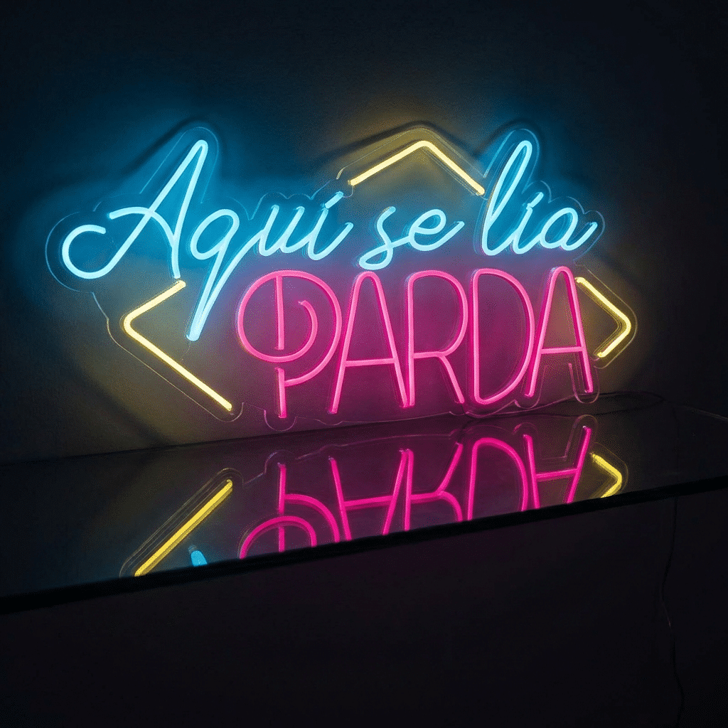 Alquiler Neón Aquí se Lía Parda
