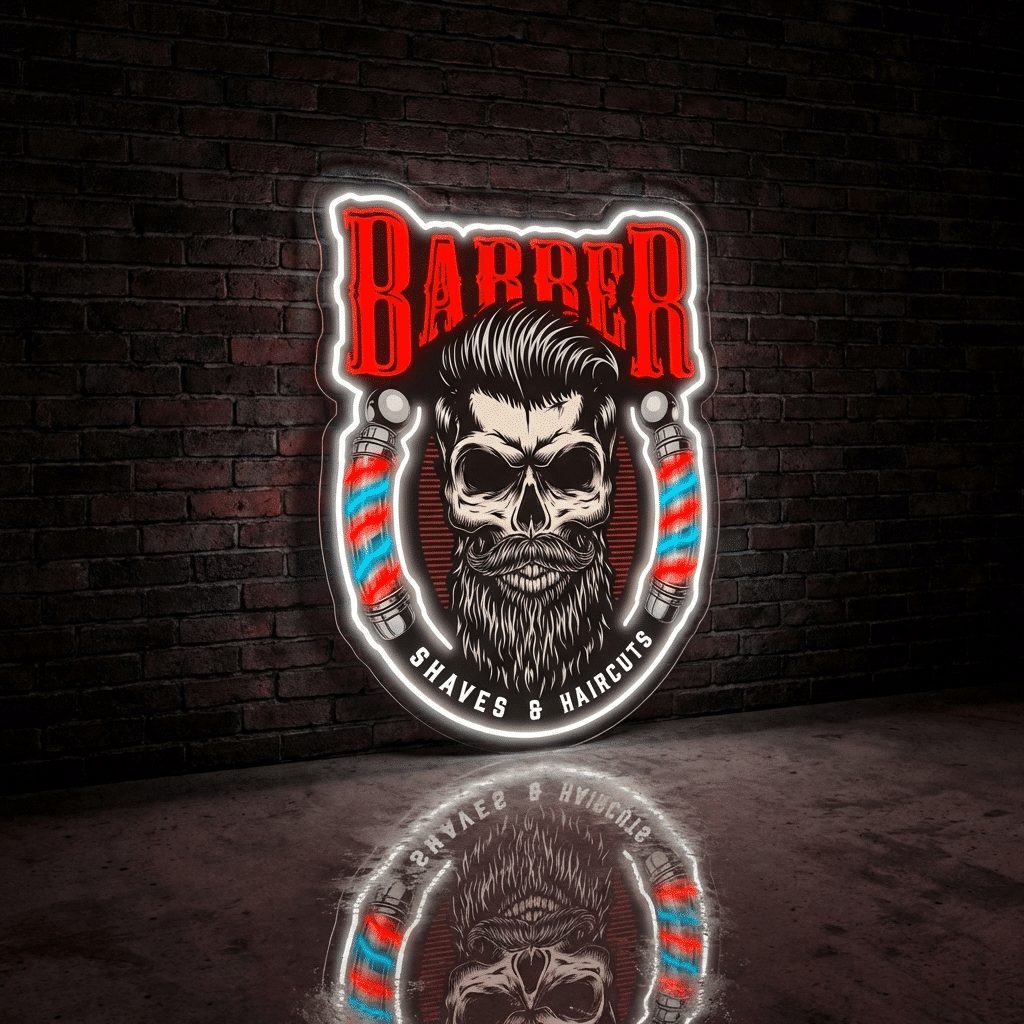 Cuadro de Neón BARBER