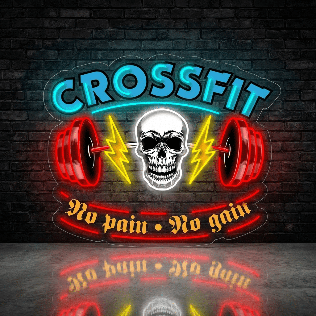 Cuadro de Neón CROSSFIT