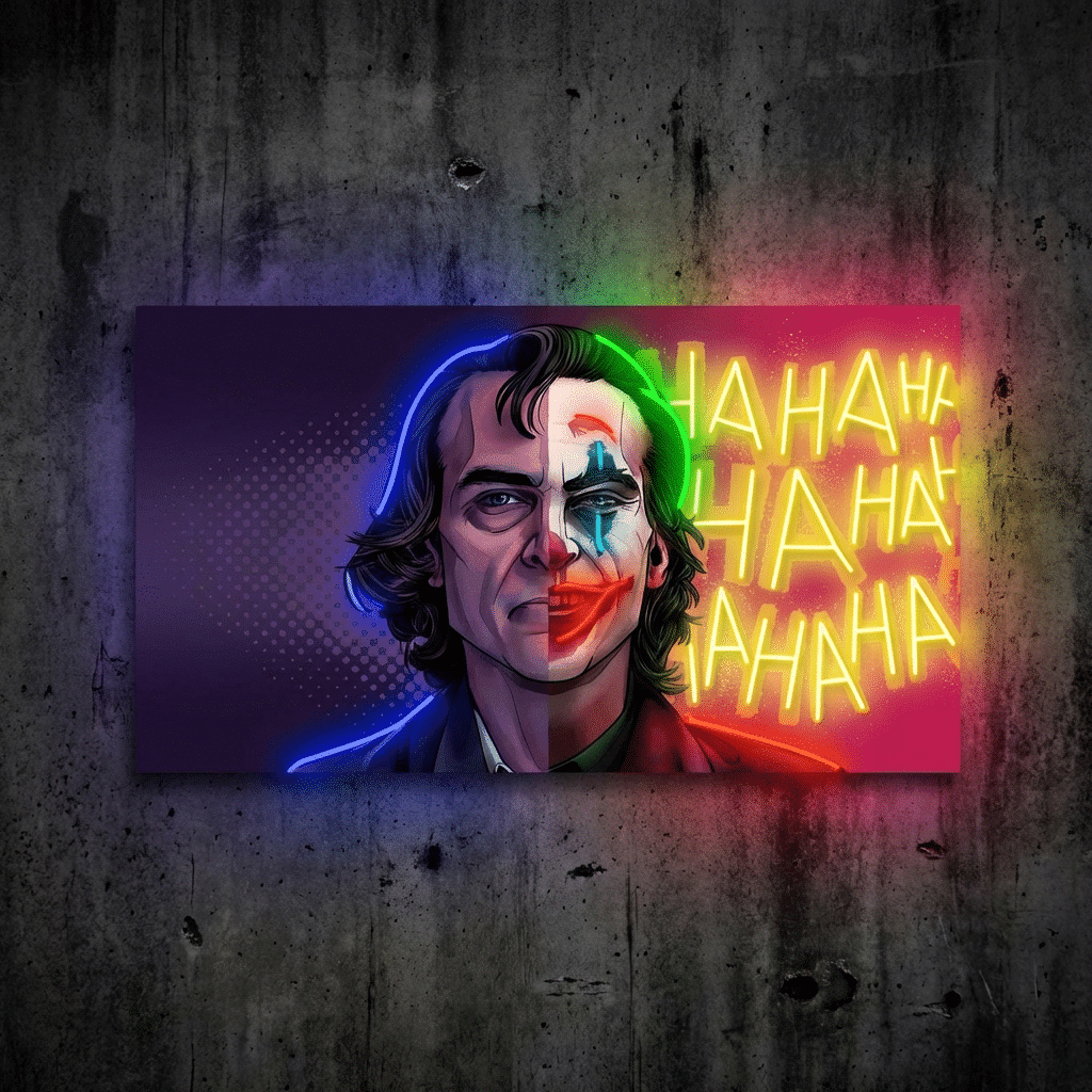 Cuadro Neón Joker