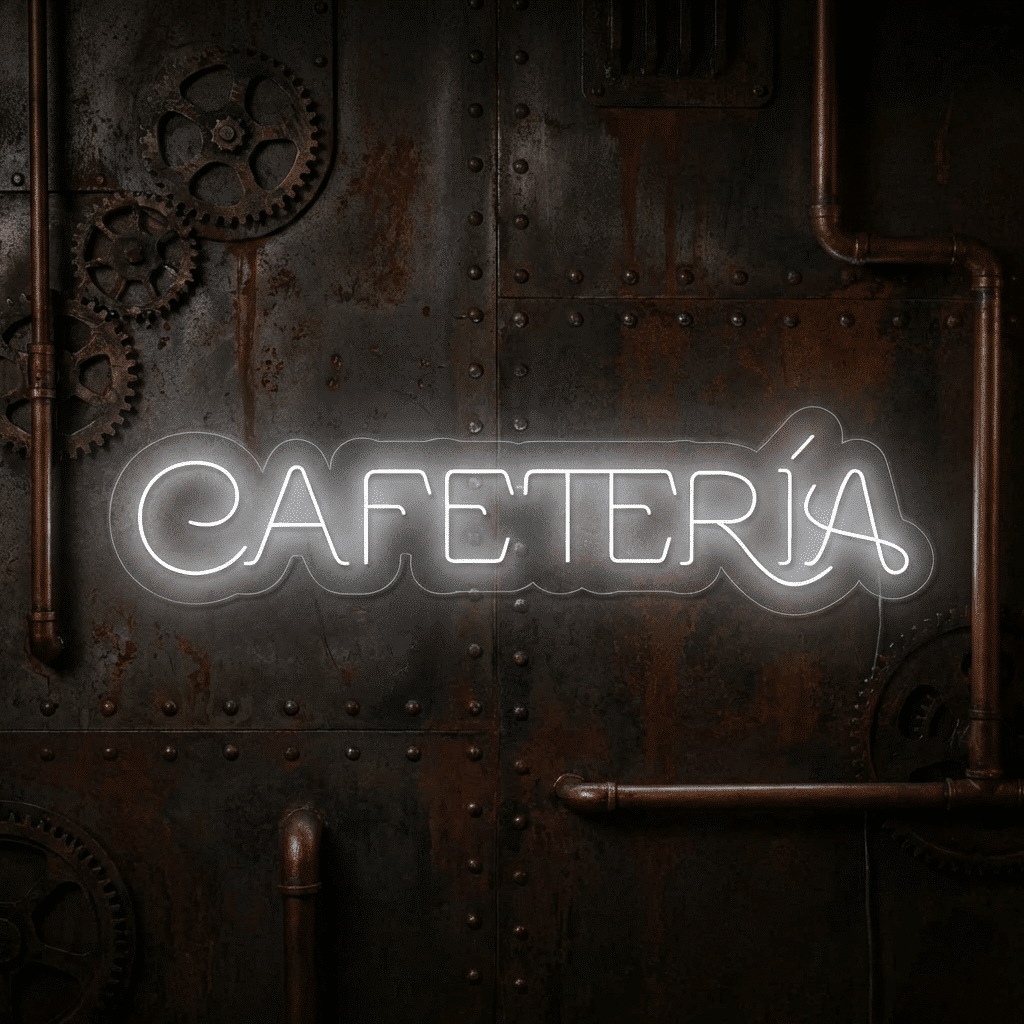 Letras Neón Cafetería