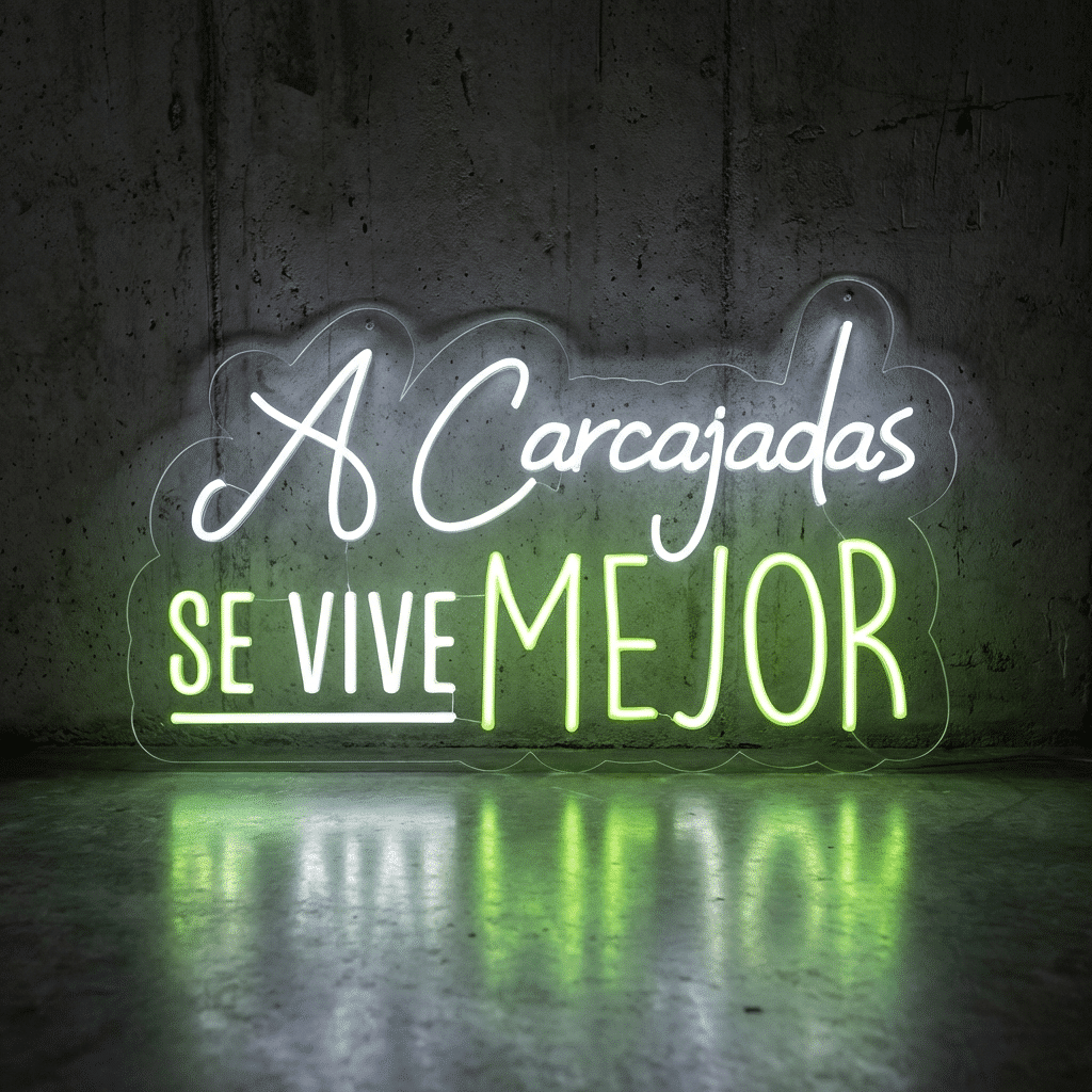 Neón A carcajadas se vive mejor