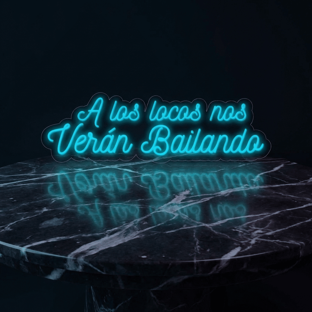 Neón  A los locos nos verán Bailando