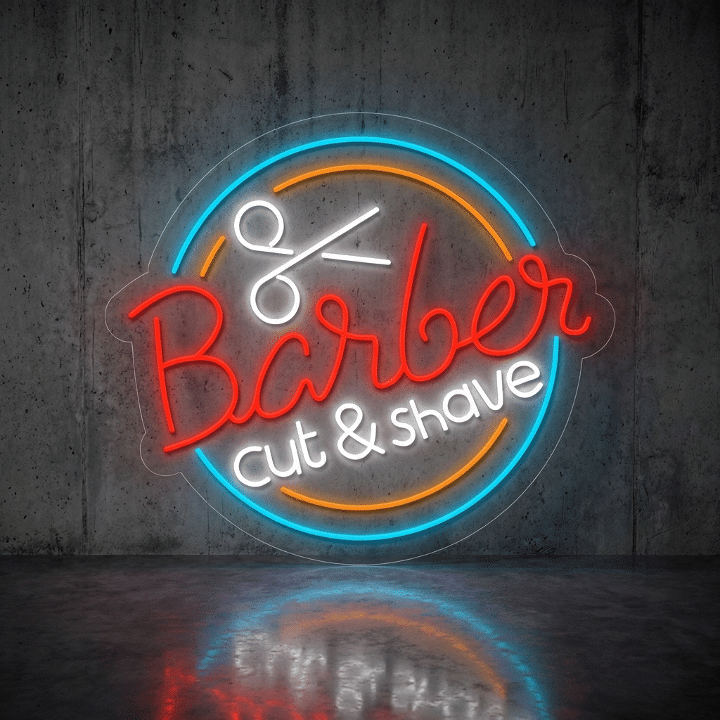 Neón Barber Cut & Shave