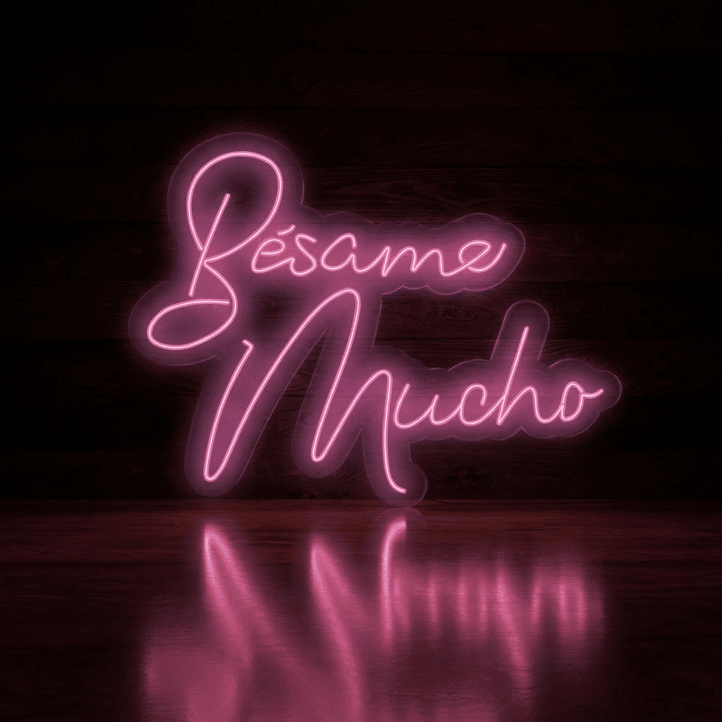Neón Bésame mucho