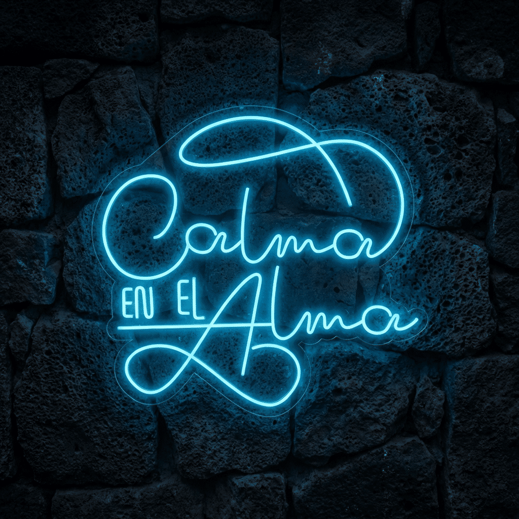 Neón Calma en el Alma