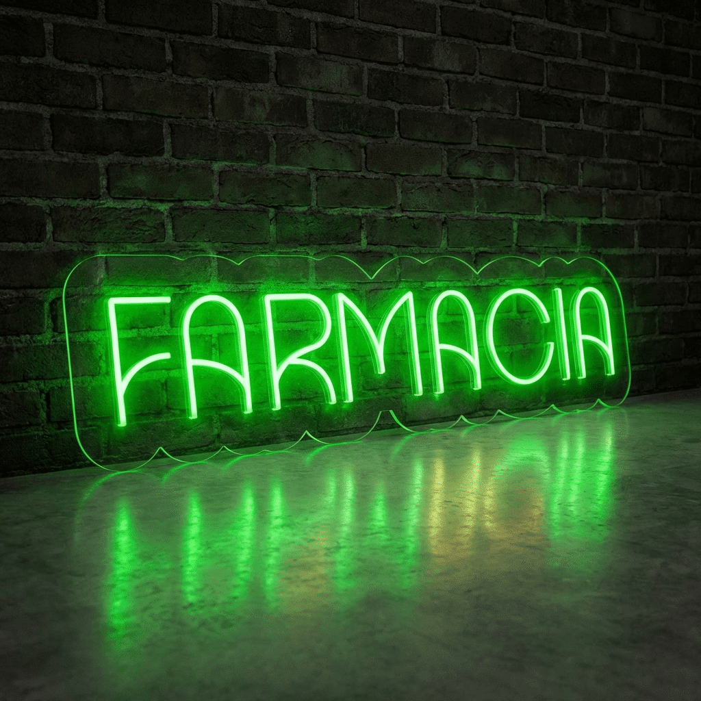 Neón farmacia