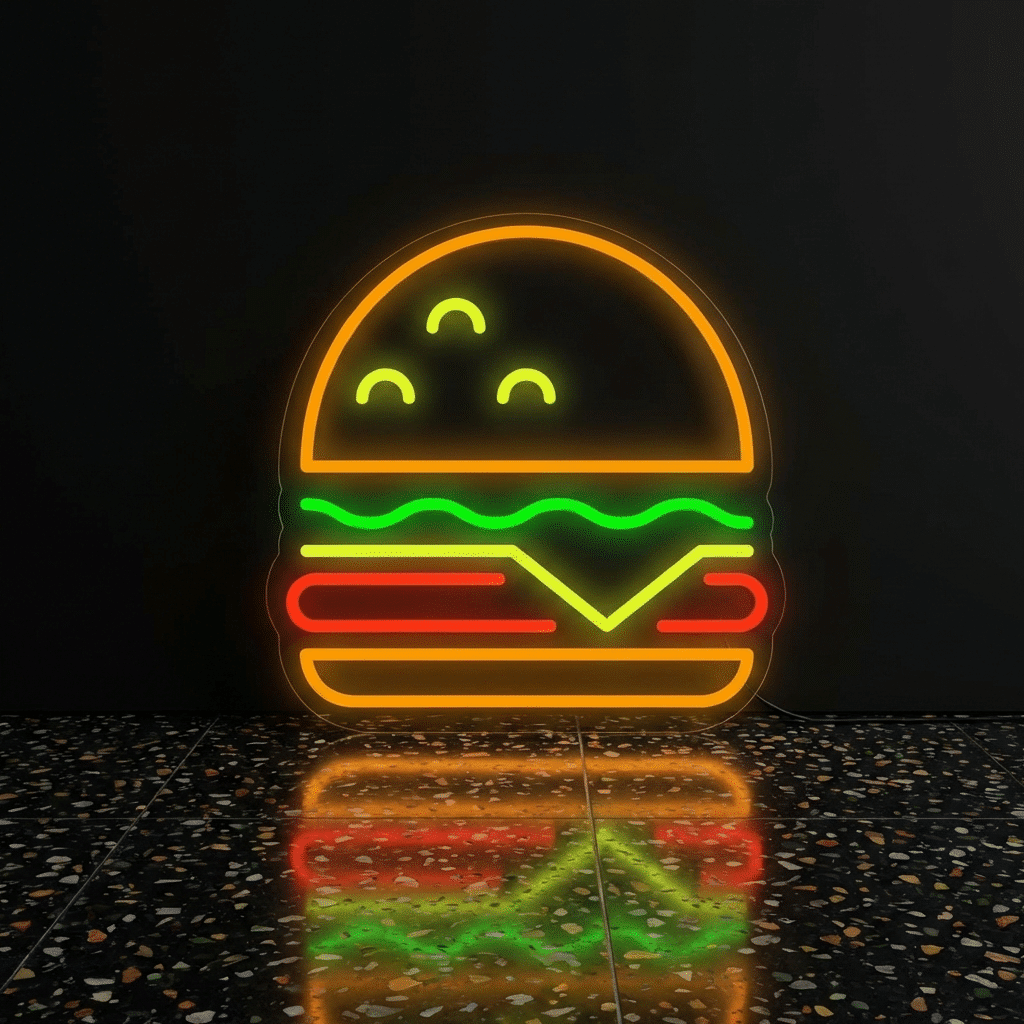 Neón Hamburguesa