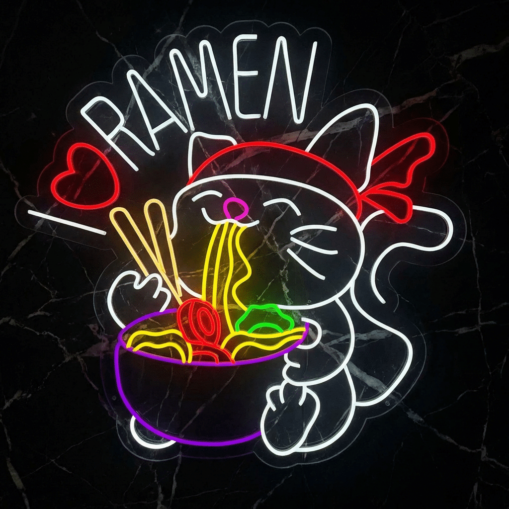 Neón I Love Ramen