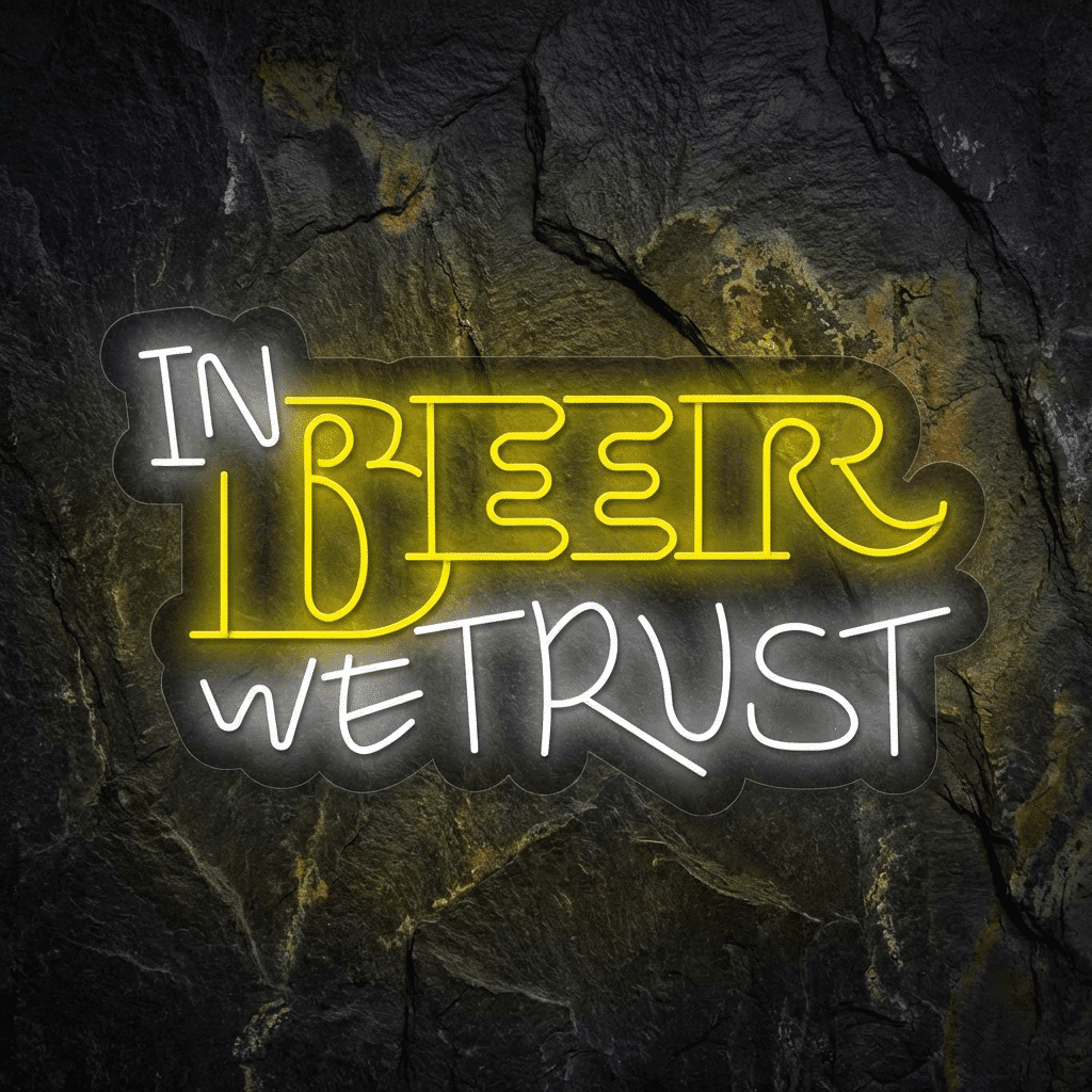 Neón In Beer We Trust