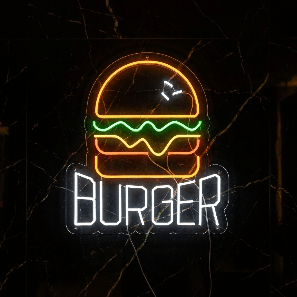 Neón Letrero Burger
