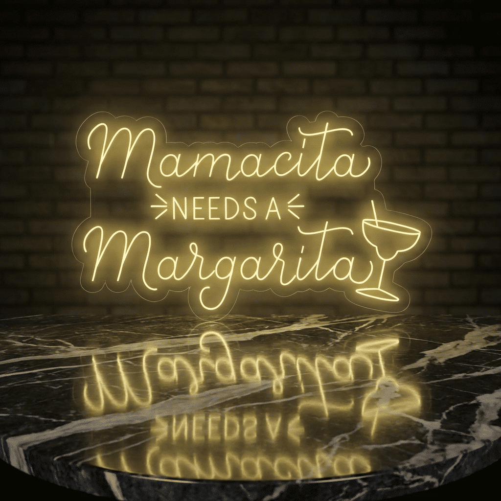Neón Mamasita Needs a Margarita