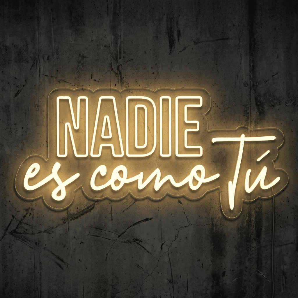 Neón Nadie Es Como Tú