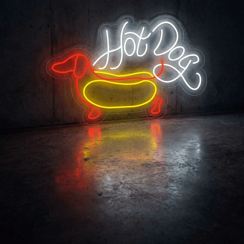 Neón Perrito Hot Dog