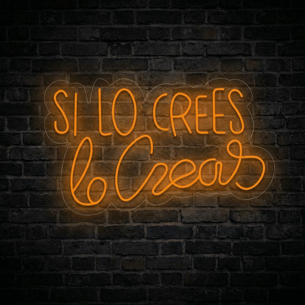 Neón Si lo Crees Lo Creas