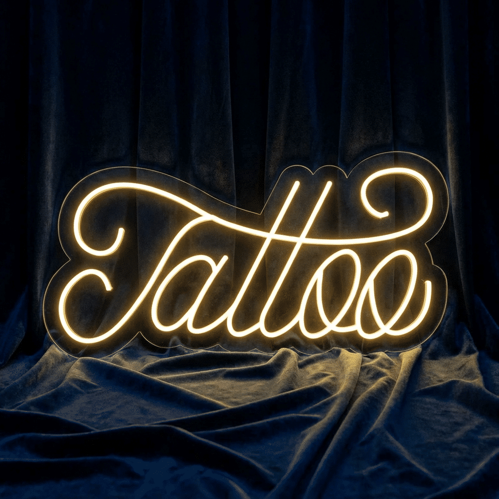 Neón Tattoo Línea Fina