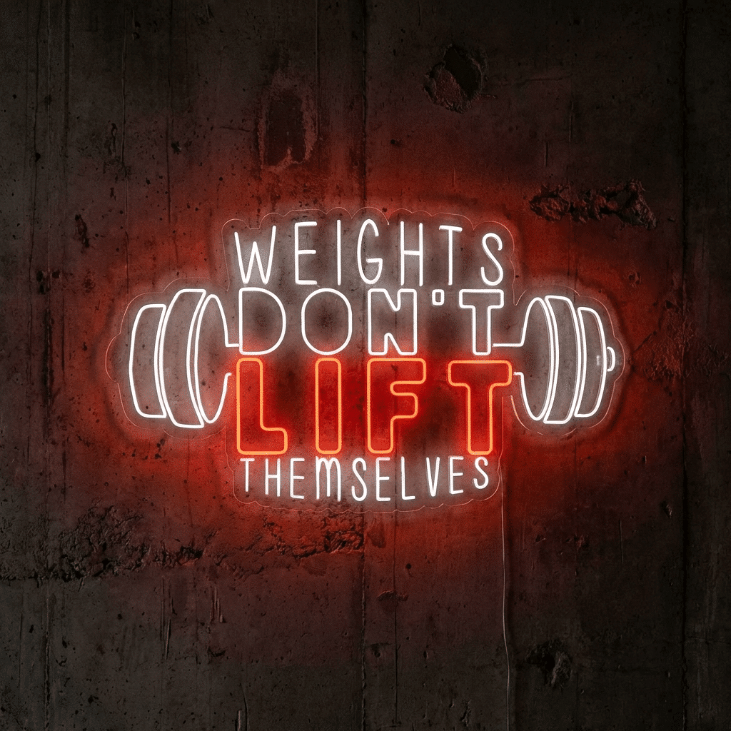 Neón Weigths Don’t Lift Themselves