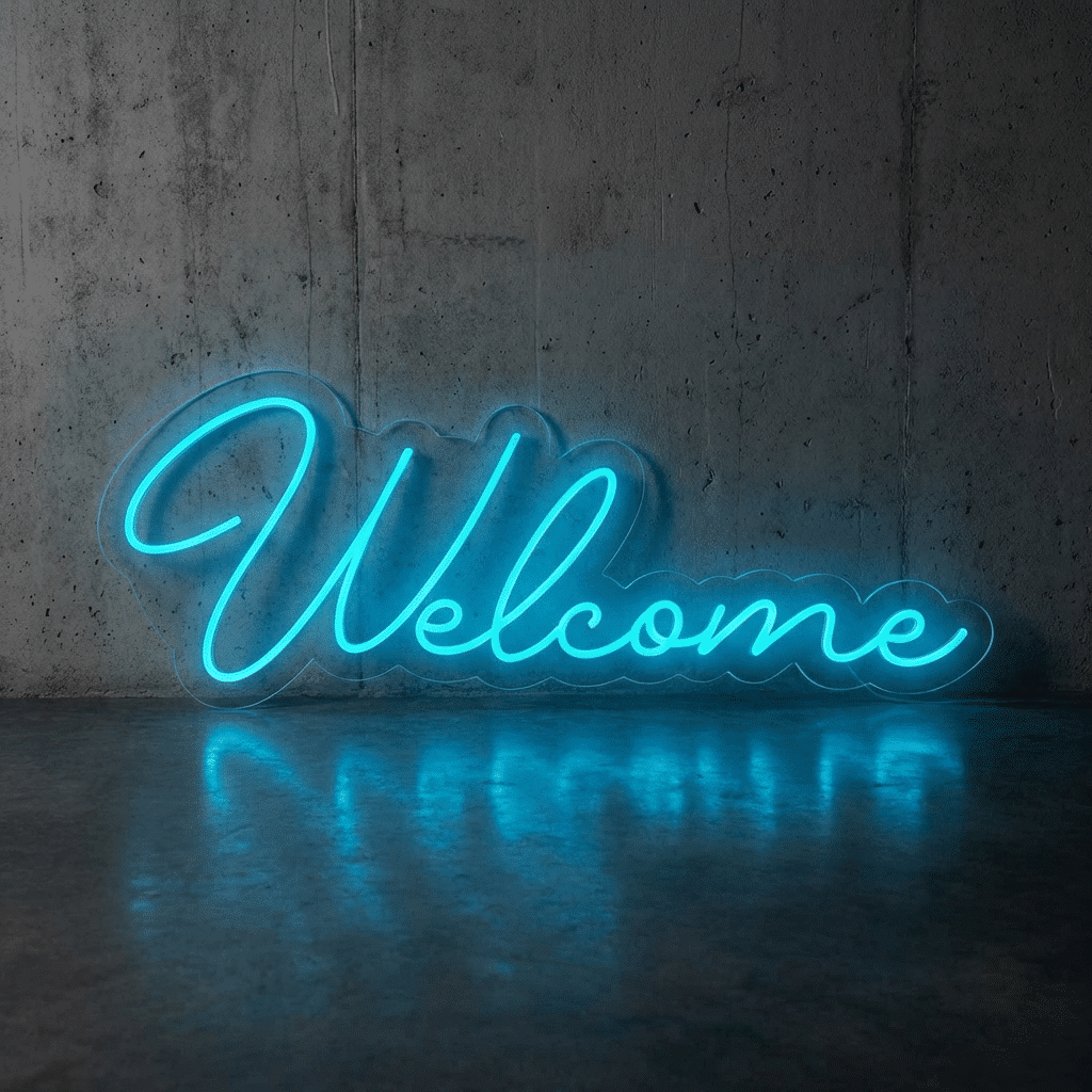 Neón Welcome