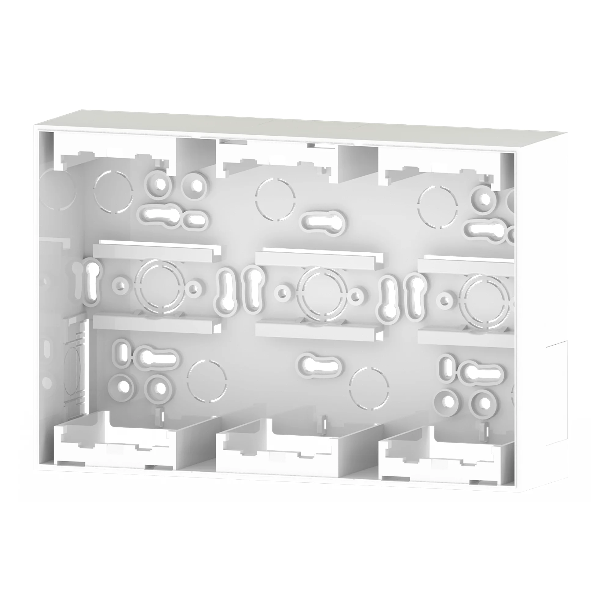 Puesto de Trabajo Caja de Montaje de Superficie para 6 Módulos 45×45