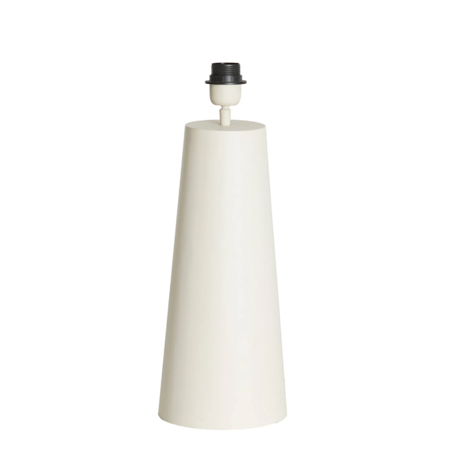 Lámpara de mesa cónica blanca Light & Living Yelos