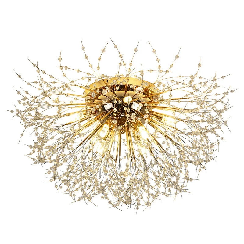Arisha Vintage LED Luz de Techo Metal Oro Dormitorio Sala de Estar