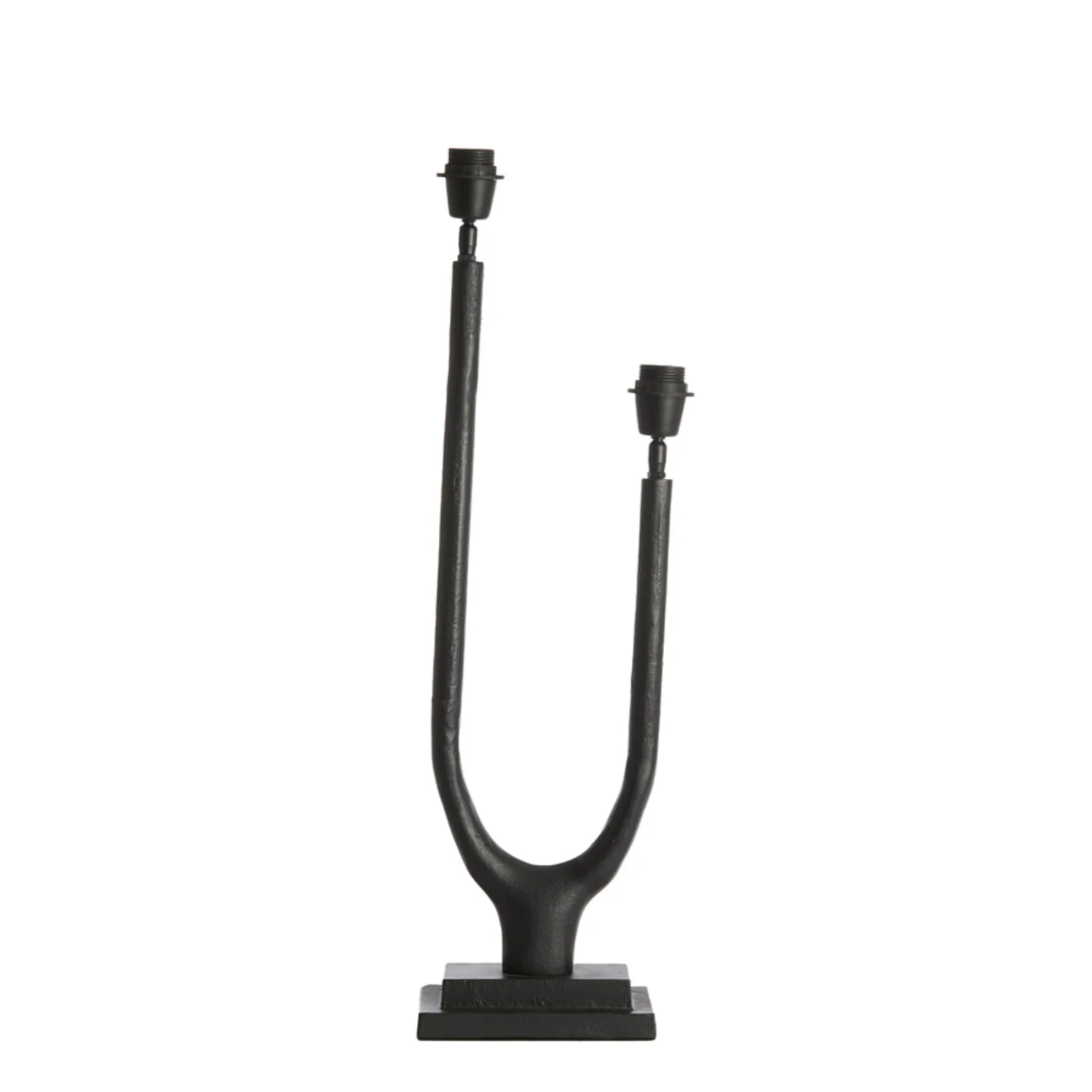 Base de lámpara negra con doble casquillo Light & Living Gavi