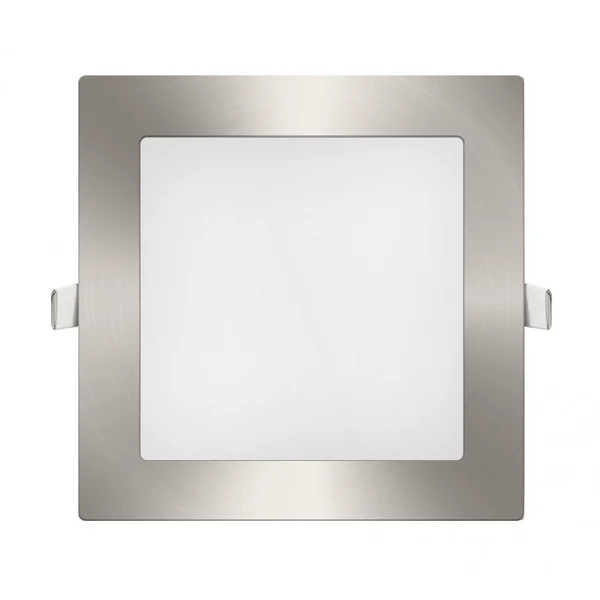 Downlight panel LED Cuadrado Niquel 18W