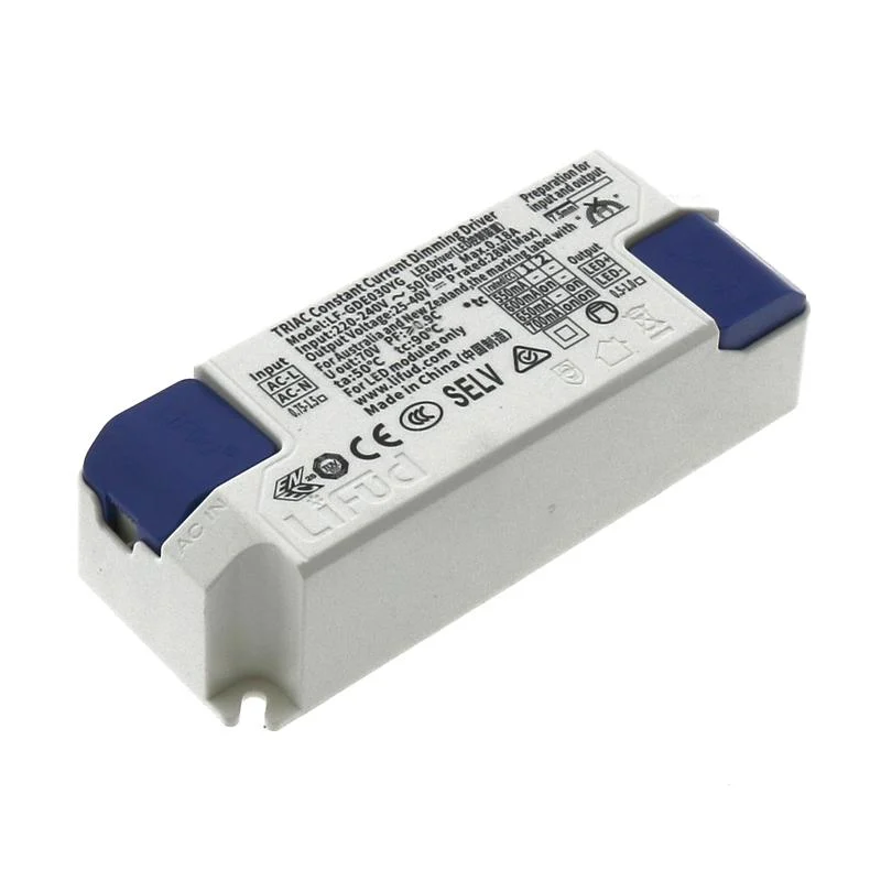 Driver LIFUD 8-14W Regulable Triac Salida 25-42VDC No Flicker