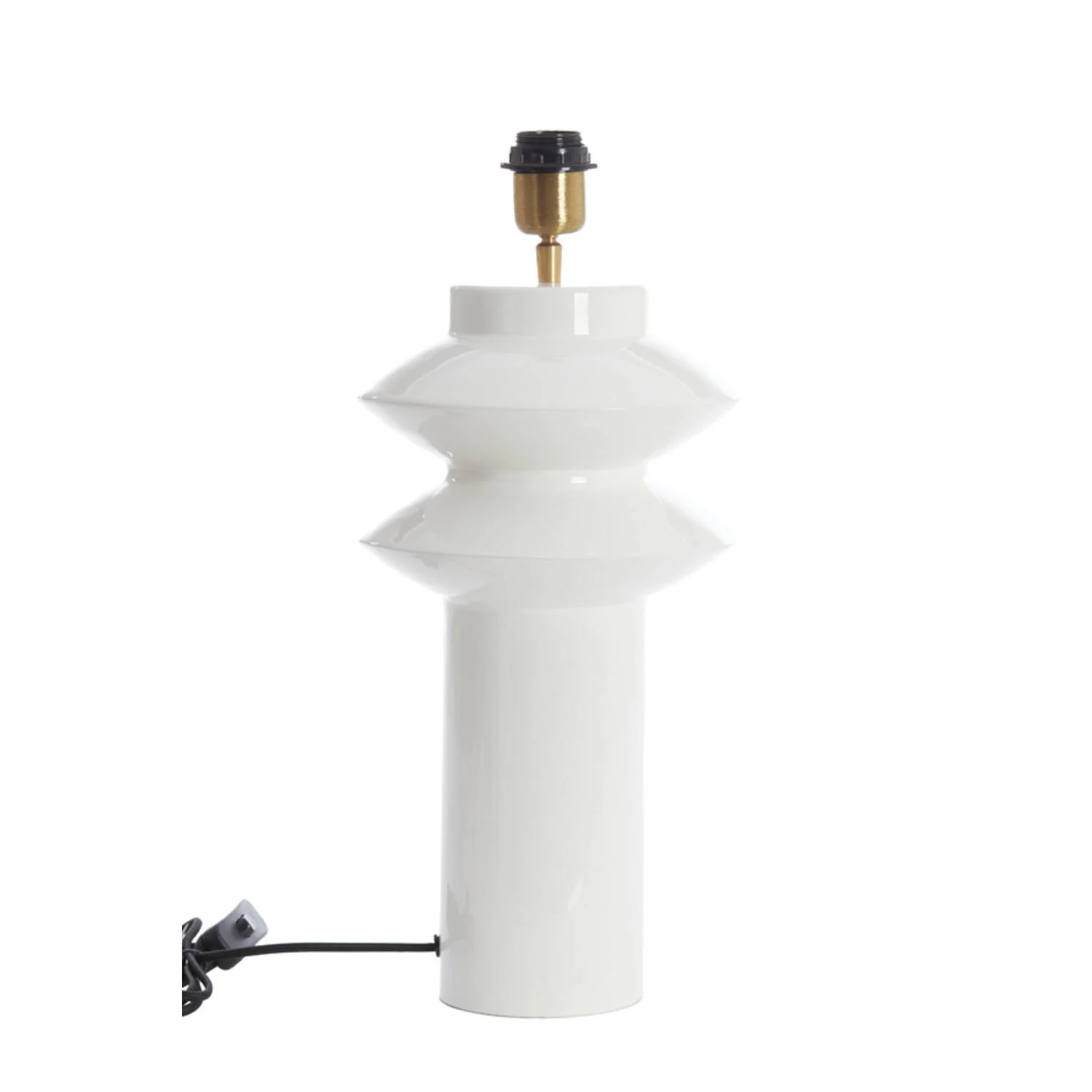 Base de lámpara blanca Light & Living Petch