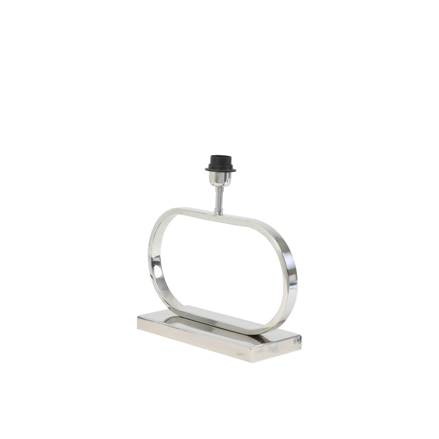 Base de lámpara moderna color plata Light & Living Jamiro