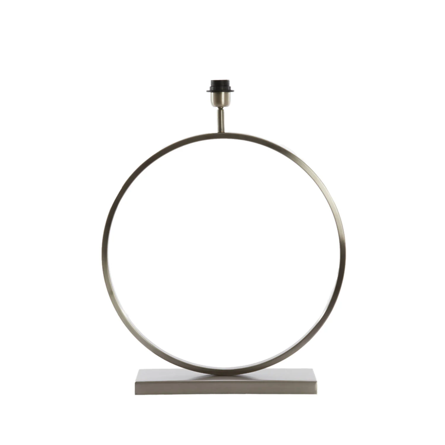 Lámpara de mesa plateada Light & Living Liva con diseño moderno