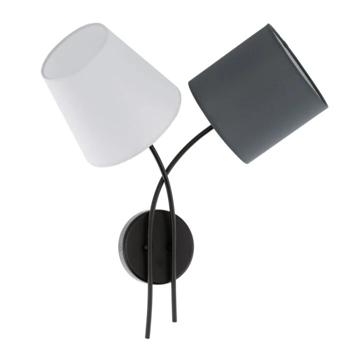 Eglo ALMEIDA Aplique Negro, 2 luces