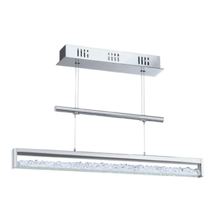 Eglo CARDITO 1 Lámpara colgante LED Cromo, Aspecto de cristal, 1 luz