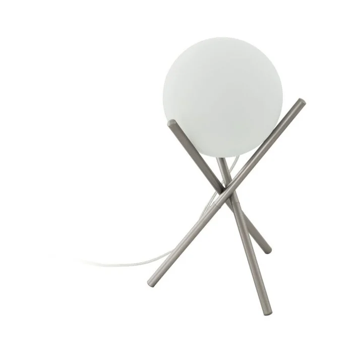 Eglo CASTELLATO Lámpara de Mesa Níquel-mate, 1 luz